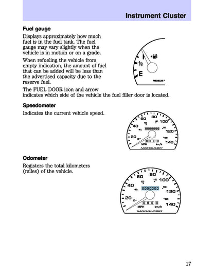 2003 Mercury Marauder Gebruikershandleiding | Engels