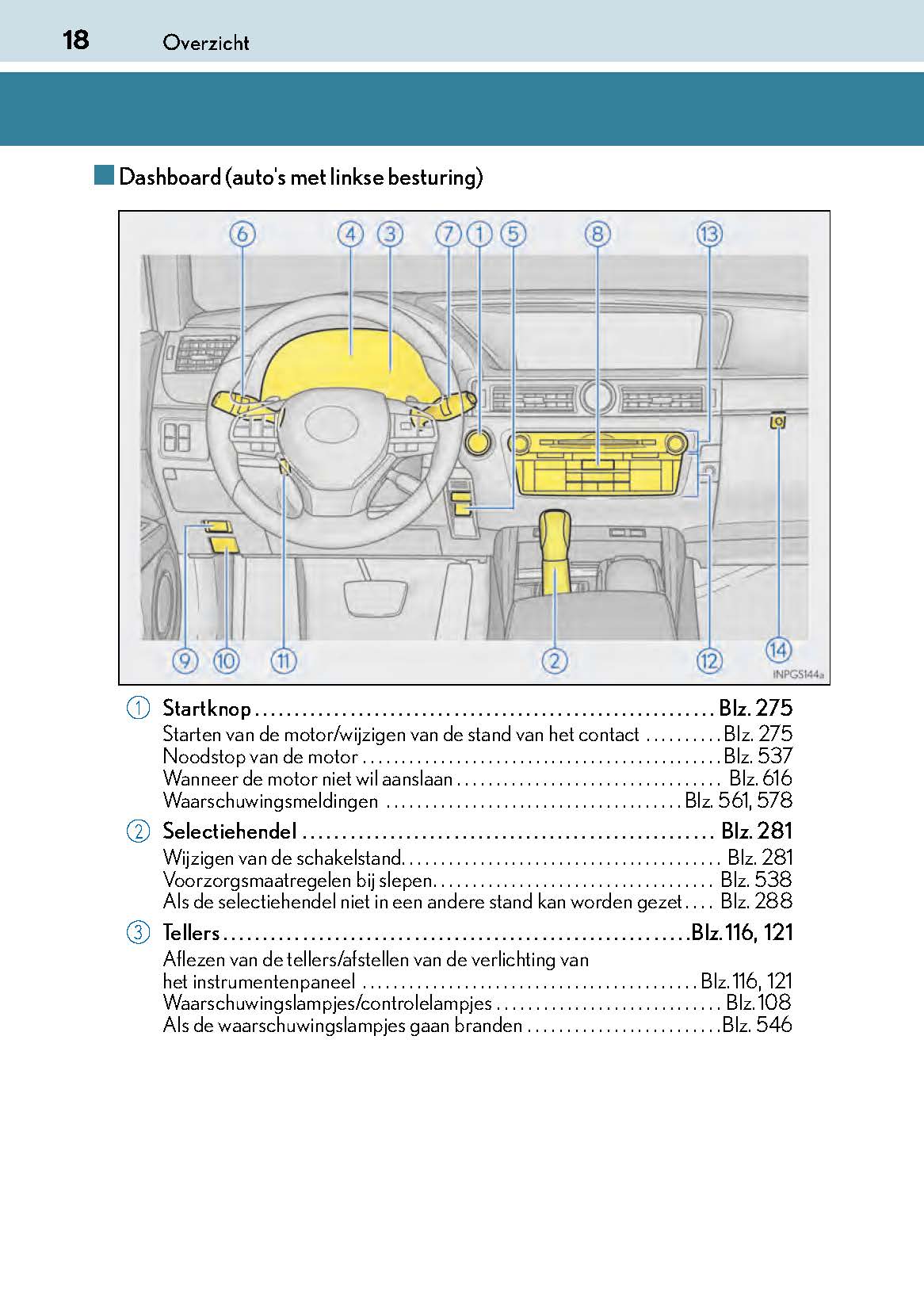 2017-2018 Lexus GS 300/GS 350/GS F Bedienungsanleitung | Niederländisch