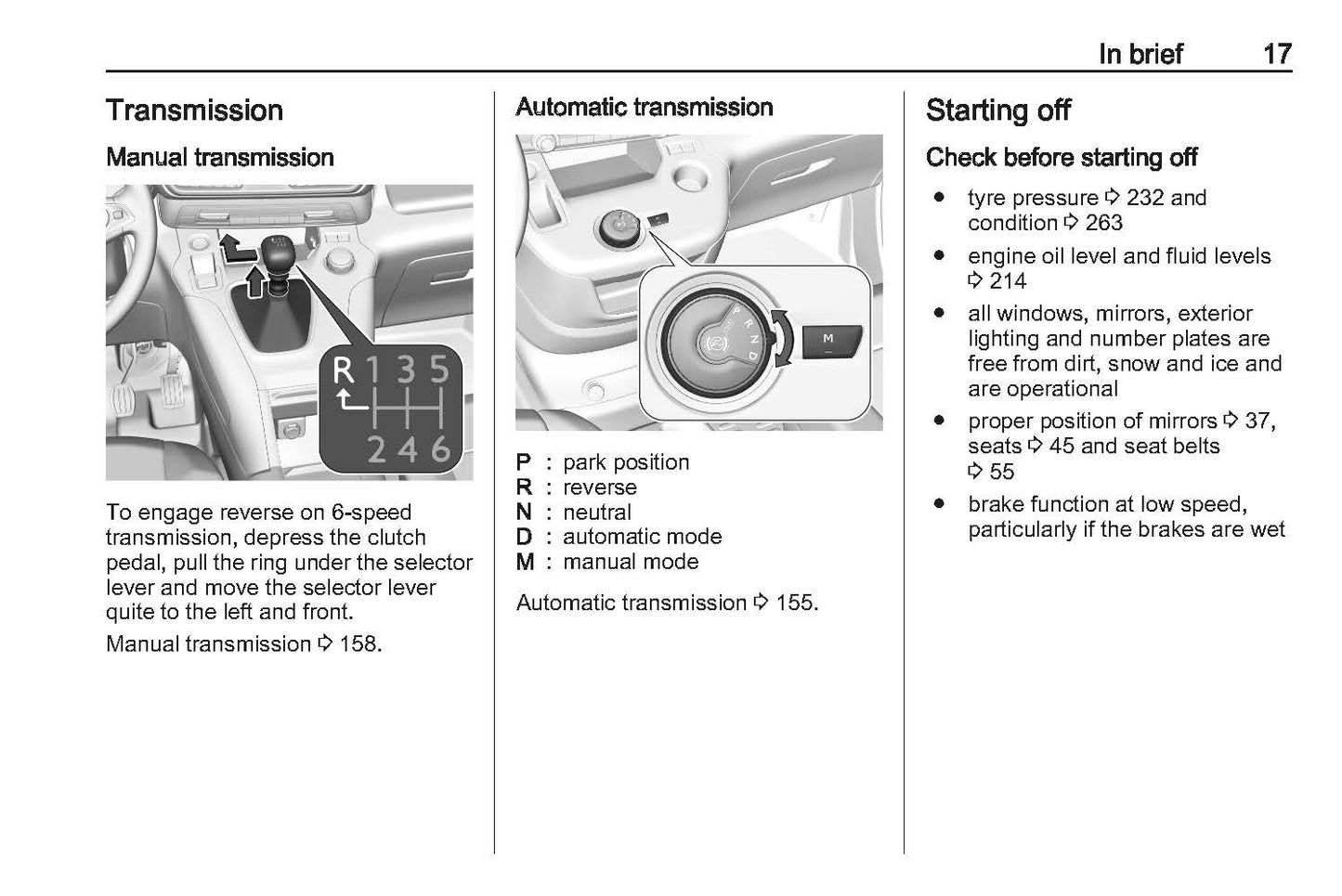 2019-2020 Vauxhall Combo Owner's Manual | English