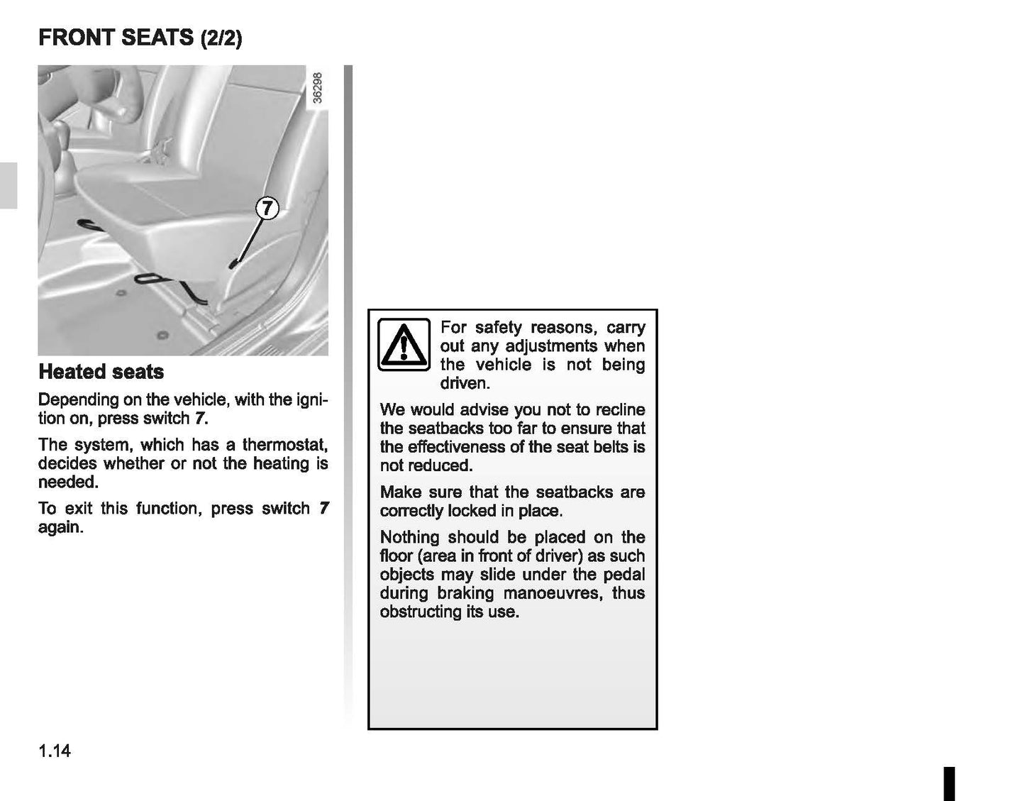 2014-2015 Dacia Duster Owner's Manual | English