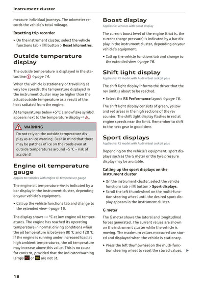 2018-2023 Audi Q3/Q3 Sportback/RS Q3/RS Q3 Sportback Owner's Manual | English