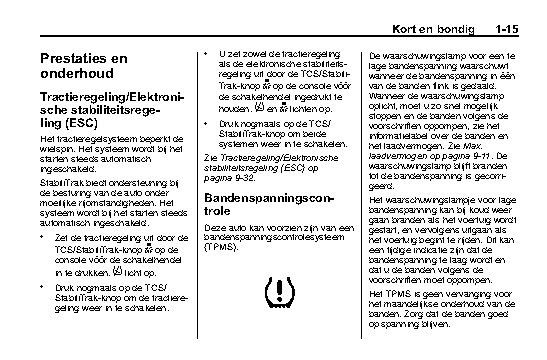 2014 Chevrolet Camaro Owner's Manual | Dutch