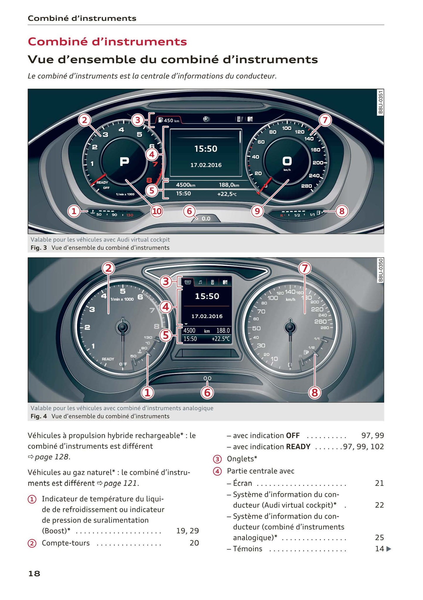 2016-2018 Audi A3/S3/RS 3 Gebruikershandleiding | Frans
