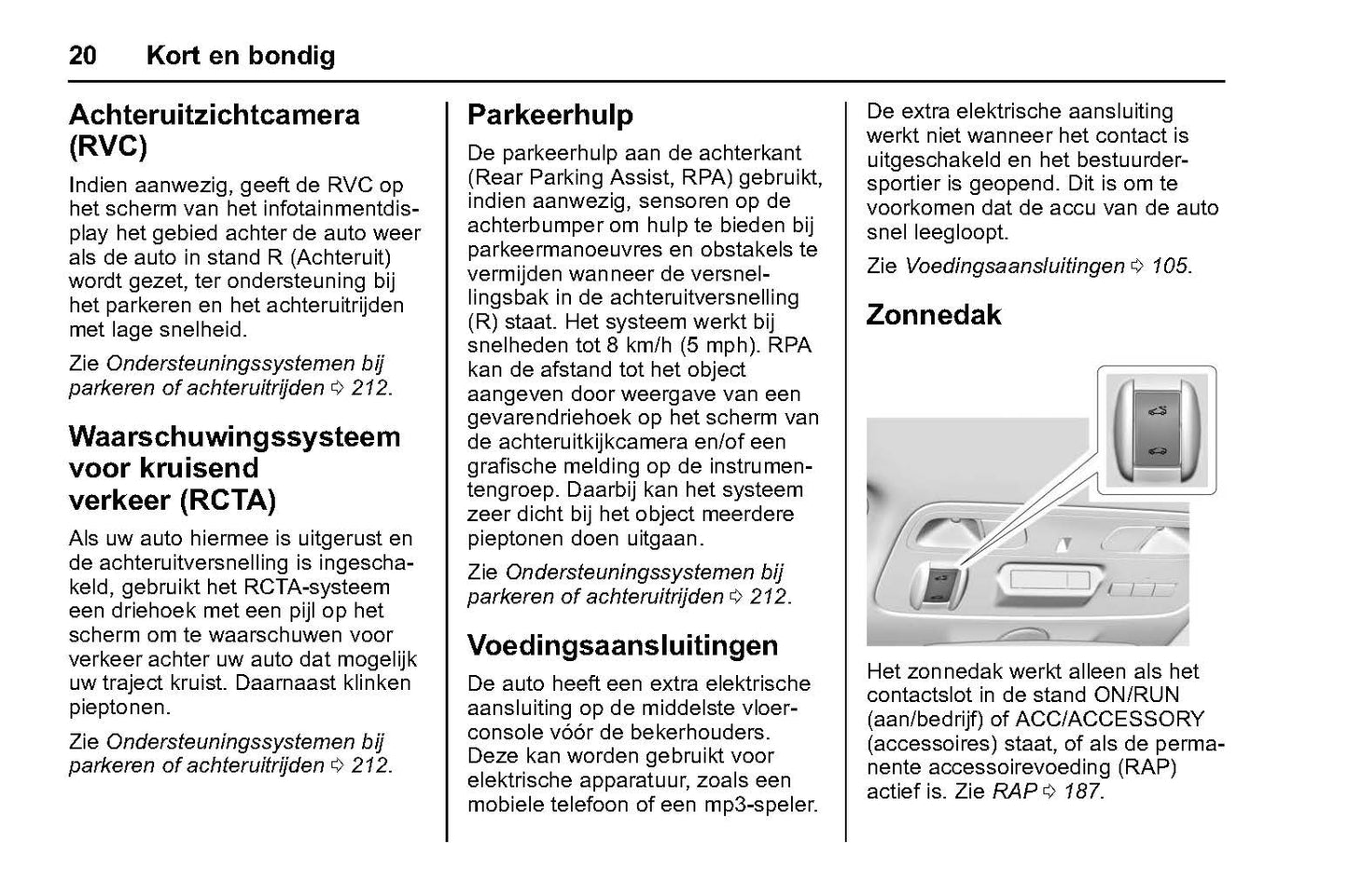 2018-2019 Chevrolet Camaro Owner's Manual | Dutch
