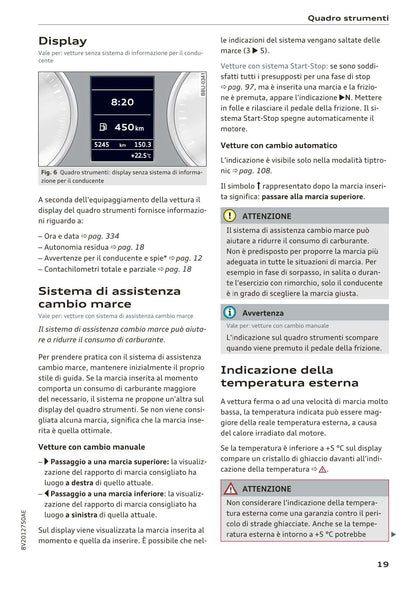 2016-2018 Audi A3 Bedienungsanleitung | Italienisch