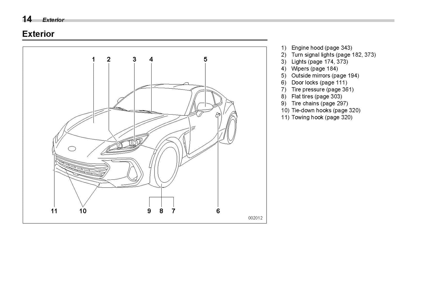 2022 Subaru BRZ Bedienungsanleitung | Englisch