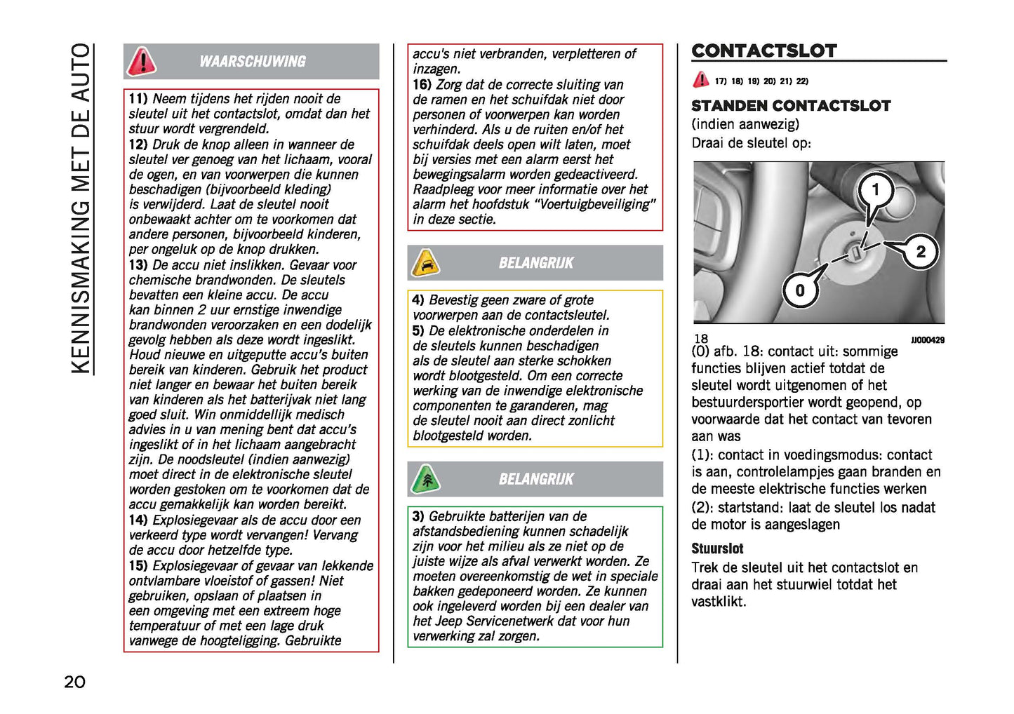 2023-2024 Jeep Avenger Owner's Manual | Dutch