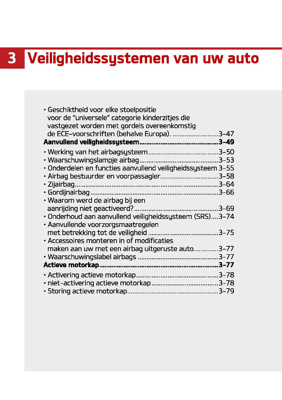 2020-2021 Kia Stinger Owner's Manual | Dutch
