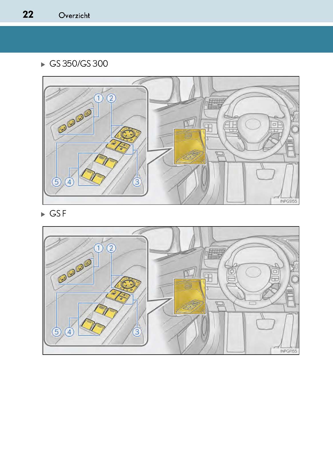 2017-2018 Lexus GS 300/GS 350/GS F Bedienungsanleitung | Niederländisch