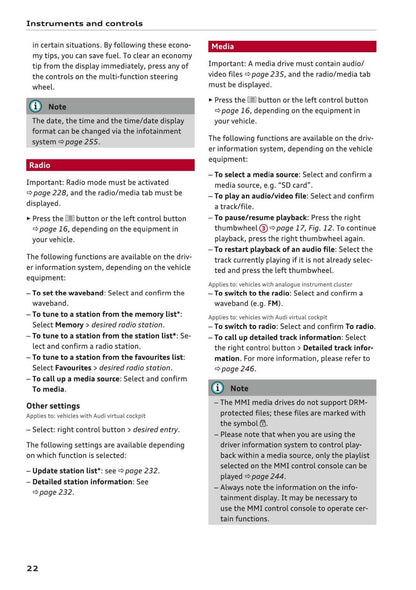 2016-2017 Audi Q2 Owner's Manual | English