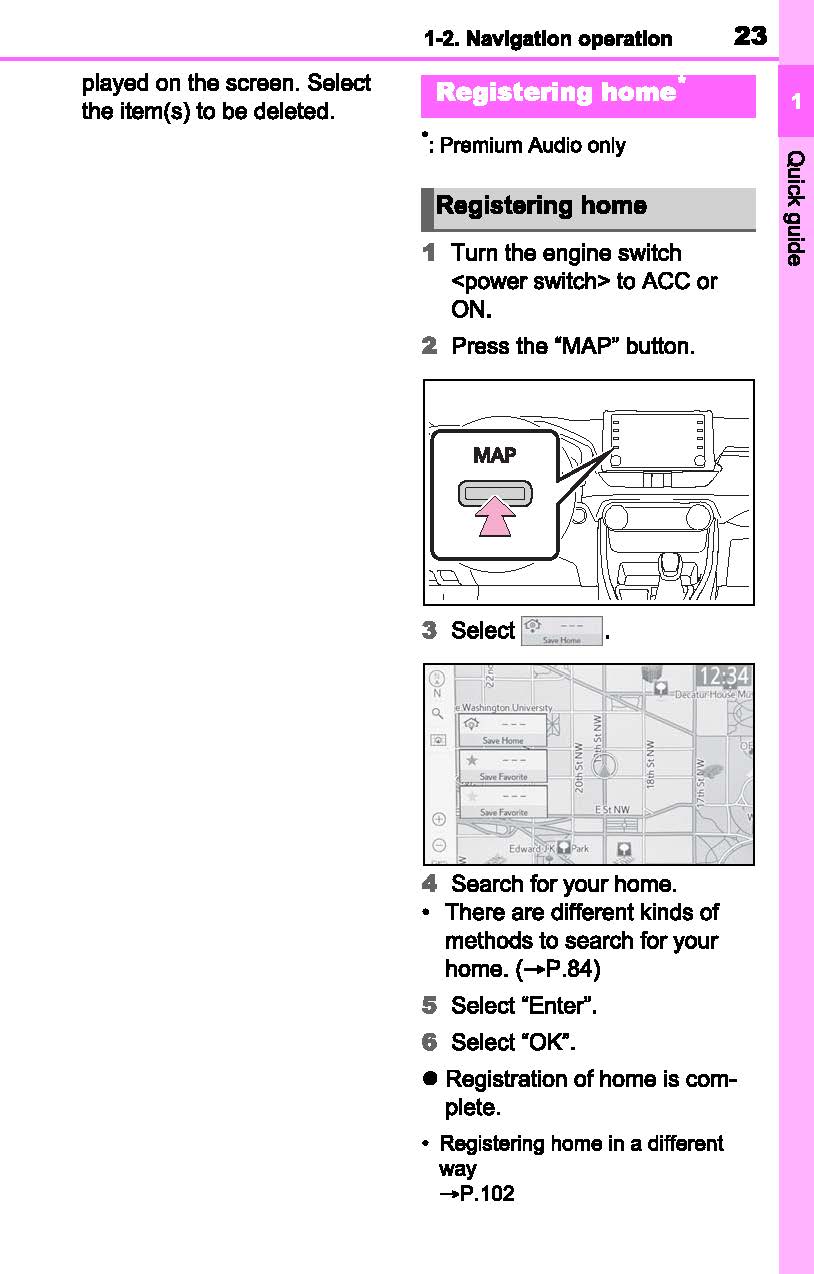 Toyota RAV4 Navigation And Multimedia System Owner's Manual 2019 - 2023