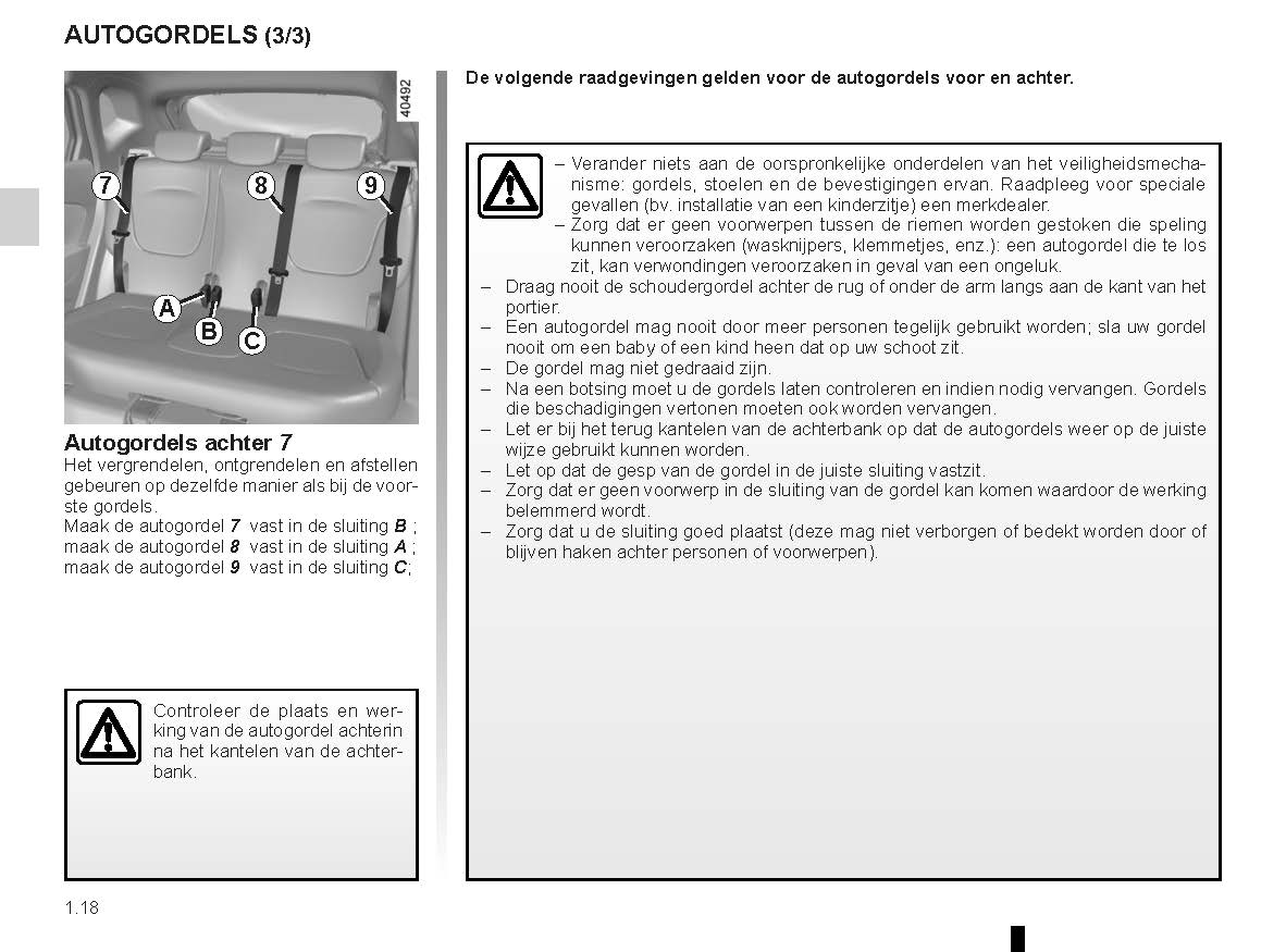 2014-2016 Renault Captur Bedienungsanleitung | Niederländisch