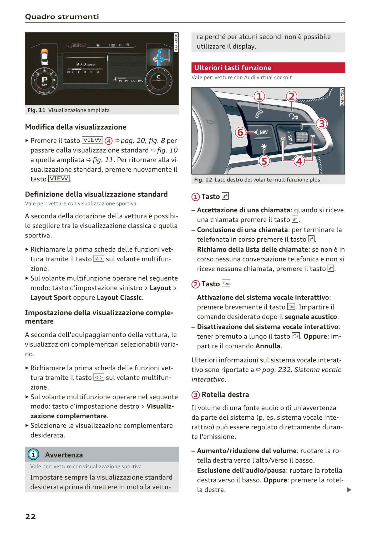 2016-2018 Audi A3 Bedienungsanleitung | Italienisch