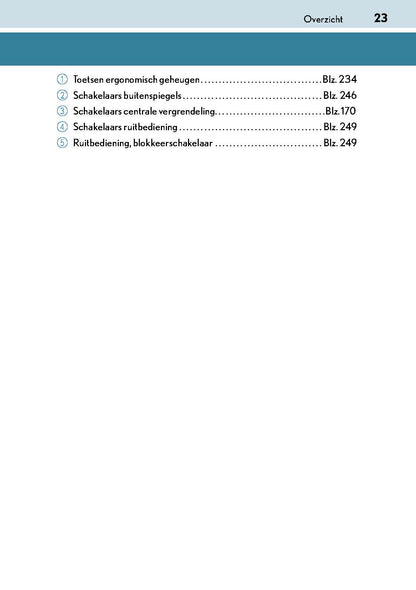 2017-2018 Lexus GS 300/GS 350/GS F Bedienungsanleitung | Niederländisch