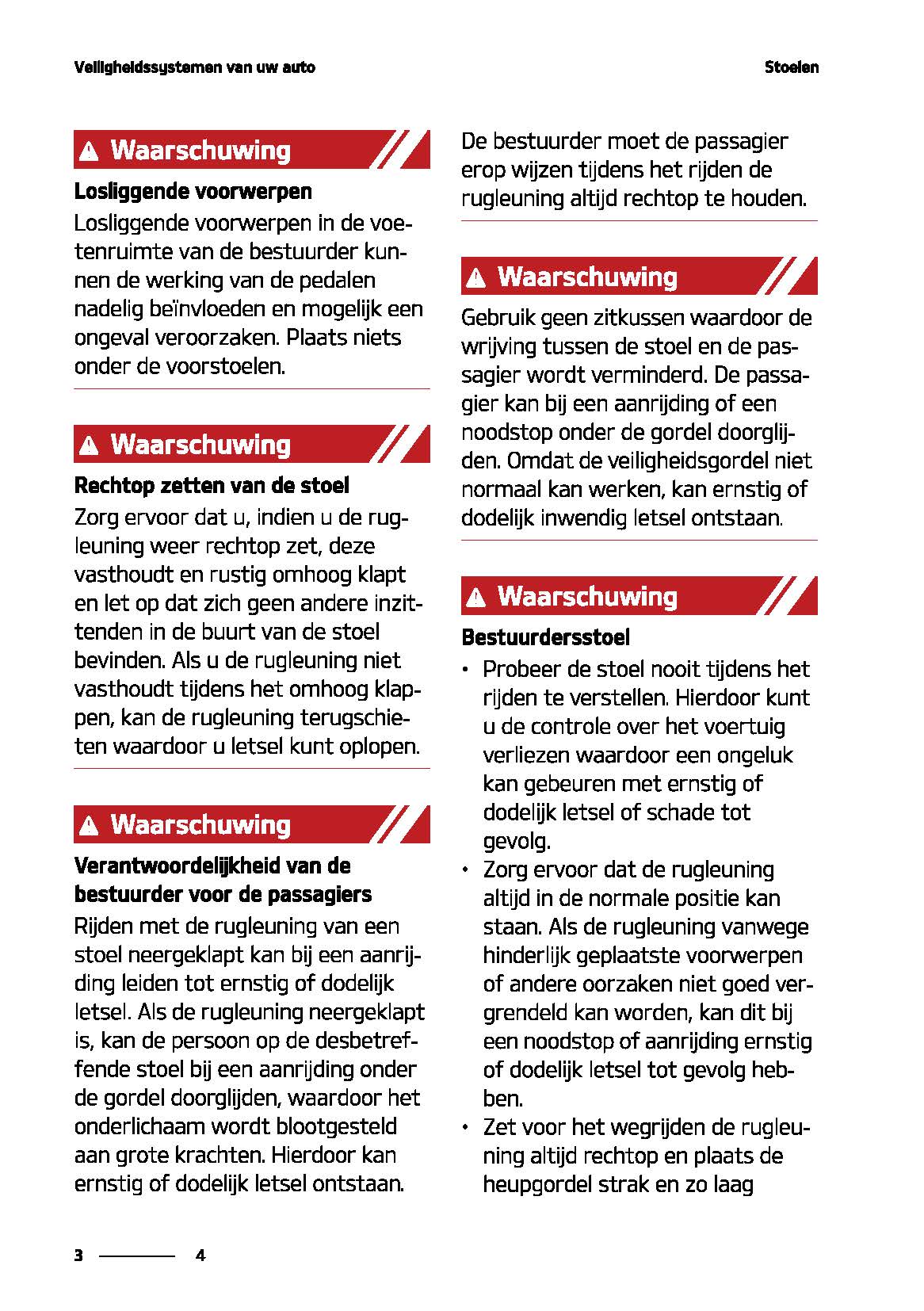 2020-2021 Kia Stinger Owner's Manual | Dutch