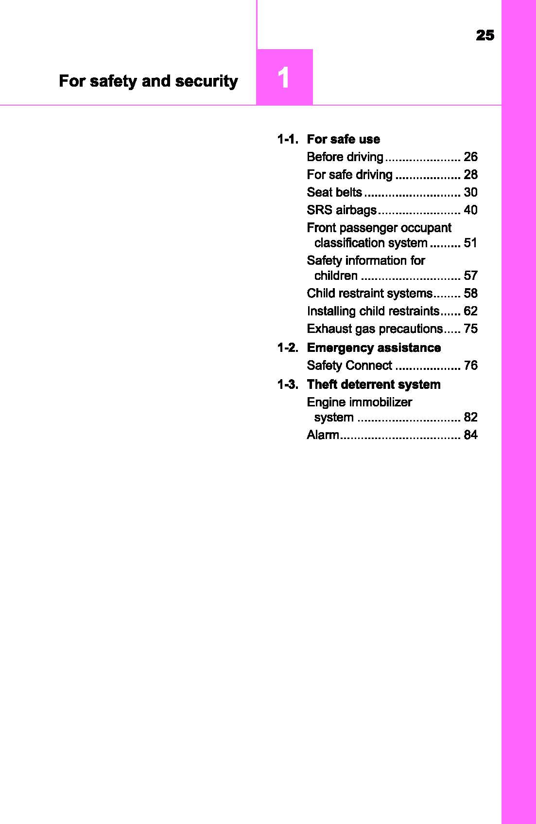 2020 Toyota Sequoia Owner's Manual | English