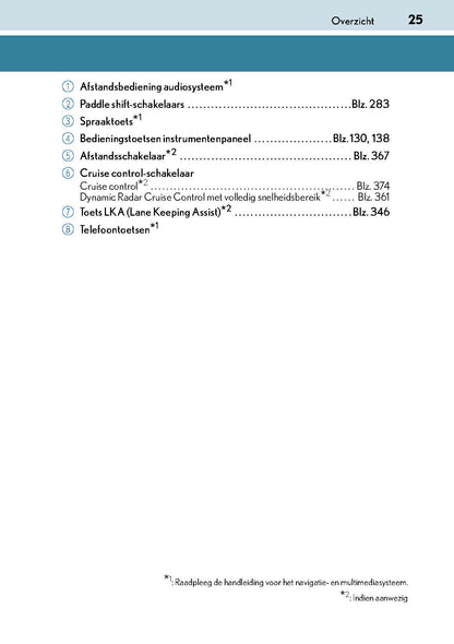 2017-2018 Lexus GS 300/GS 350/GS F Bedienungsanleitung | Niederländisch