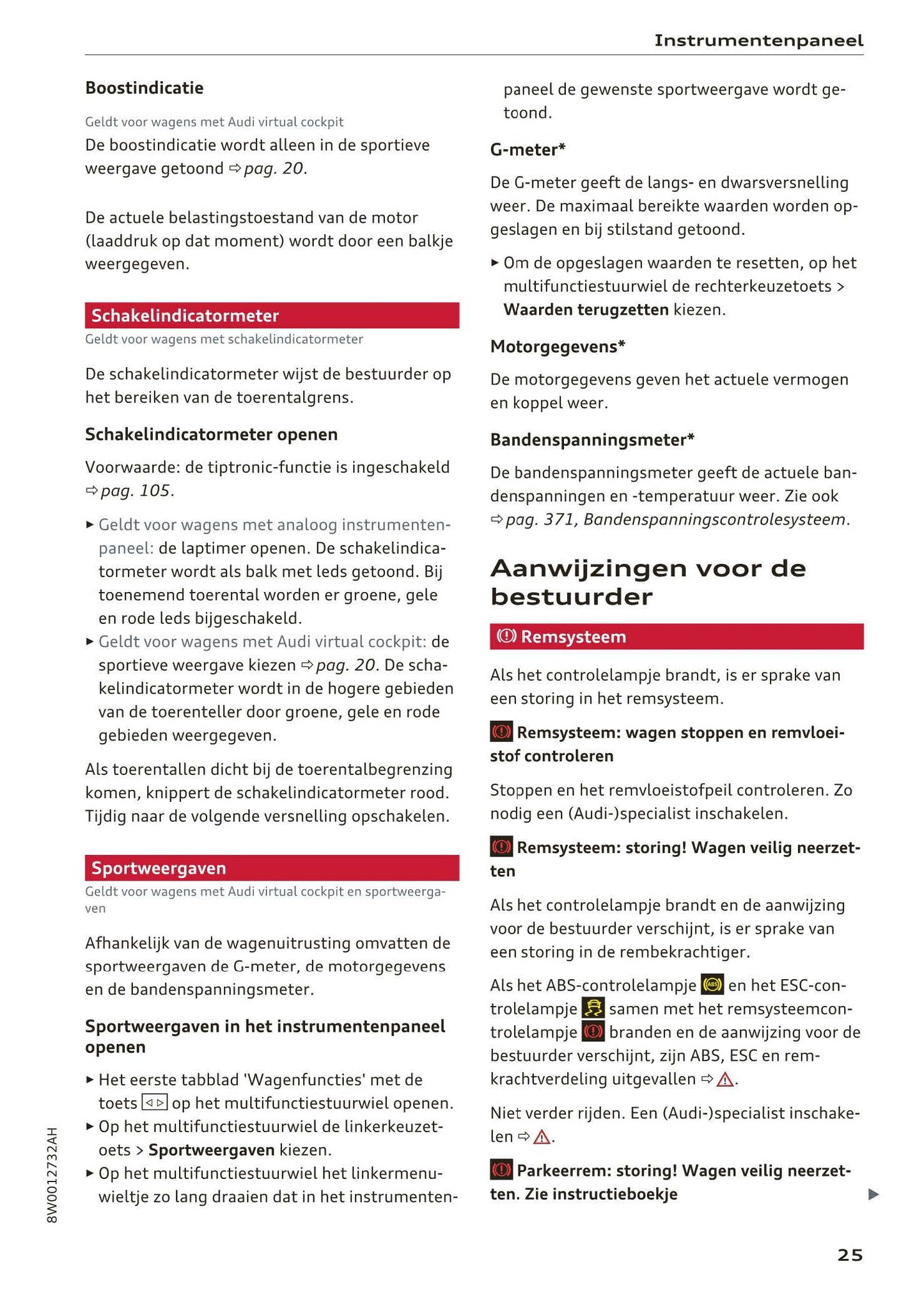 2018-2019 Audi A4/RS 4/S4 Gebruikershandleiding | Nederlands