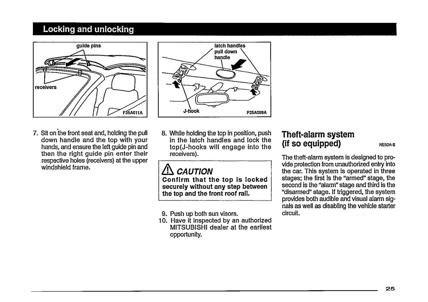 1997 Mitsubishi Eclipse Owner's Manual | English