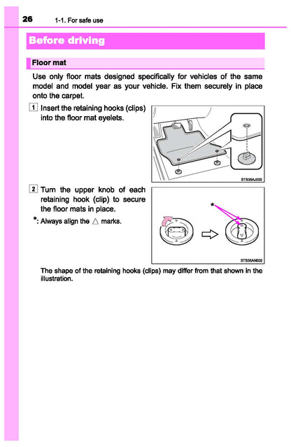 2020 Toyota Sequoia Owner's Manual | English