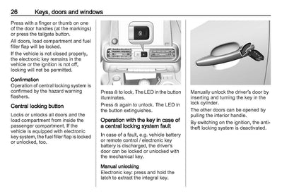 2019-2020 Vauxhall Combo Owner's Manual | English