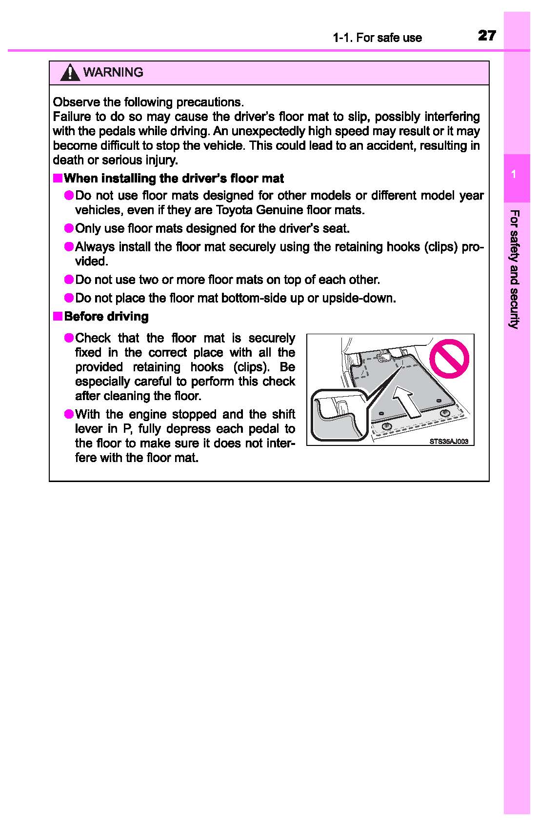 2020 Toyota Sequoia Owner's Manual | English