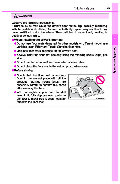 2020 Toyota Sequoia Owner's Manual | English