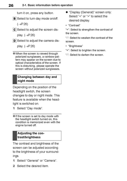 Toyota Aygo X Navigation Owner's Manual 2022 - 2023