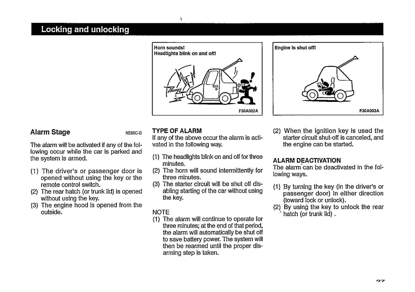 1997 Mitsubishi Eclipse Owner's Manual | English