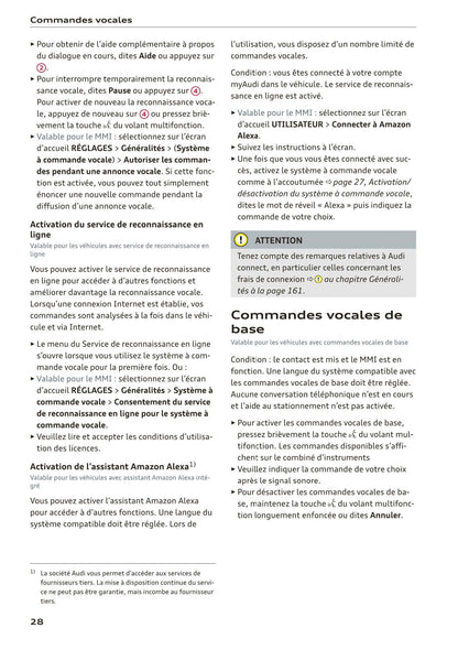 2018-2022 Audi A1 Sportback/A1 citycarver Owner's Manual | French