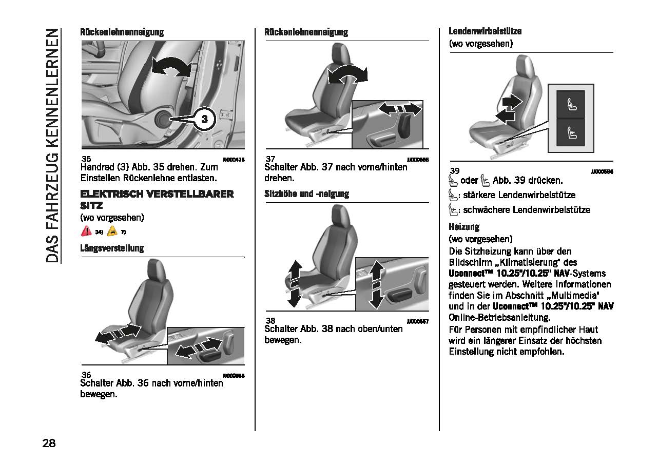 2023-2024 Jeep Avenger Owner's Manual | German