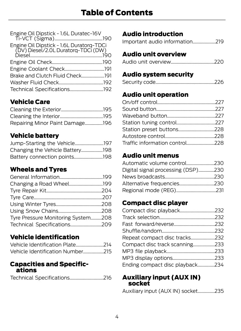 2011-2012 Ford C-Max / Grand C-Max Bedienungsanleitung | Englisch