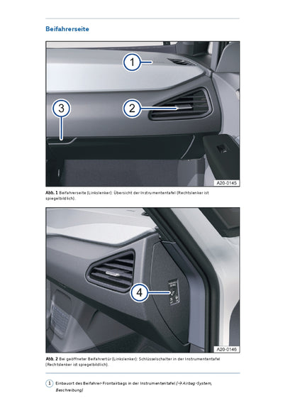 2020-2023 Volkswagen ID.3 Owner's Manual | German