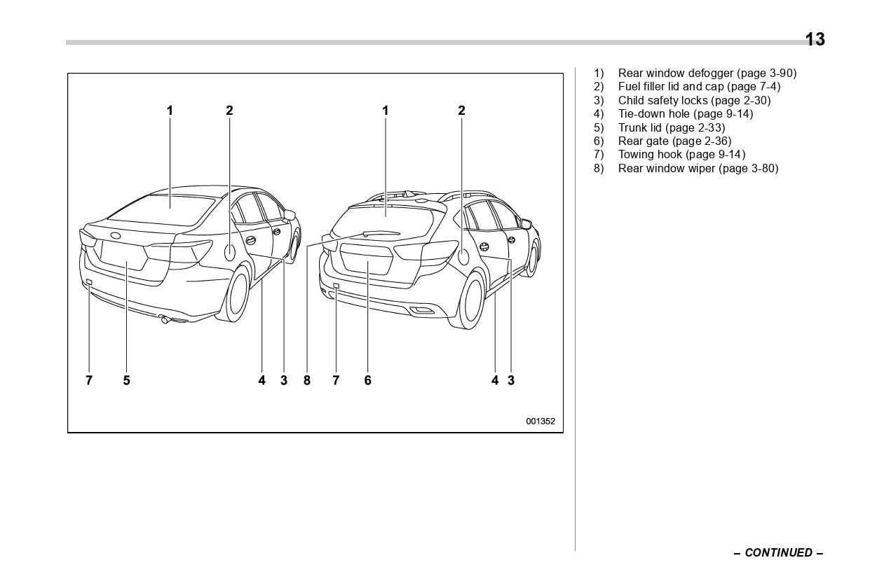 2018 Subaru Impreza Owner's Manual | English