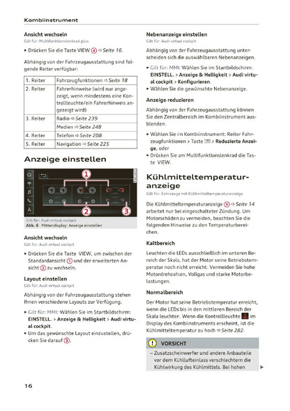 2020-2023 Audi A3 Limousine/A3 Sportback/A3 Sportback g-tron/S3 Limousine/S3 Sportback Owner's Manual | German