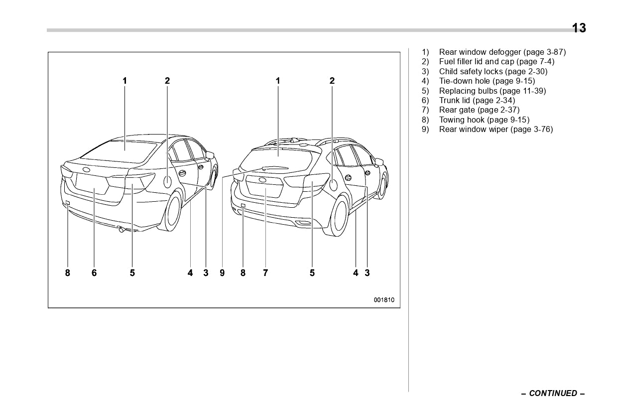 2020 Subaru Impreza Owner's Manual | English