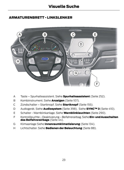 2021 Ford Fiesta/Fiesta Hybrid Owner's Manual | German